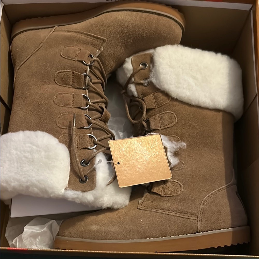 EMU Ridge Grace Boots - Chestnut - Picture 3 of 4